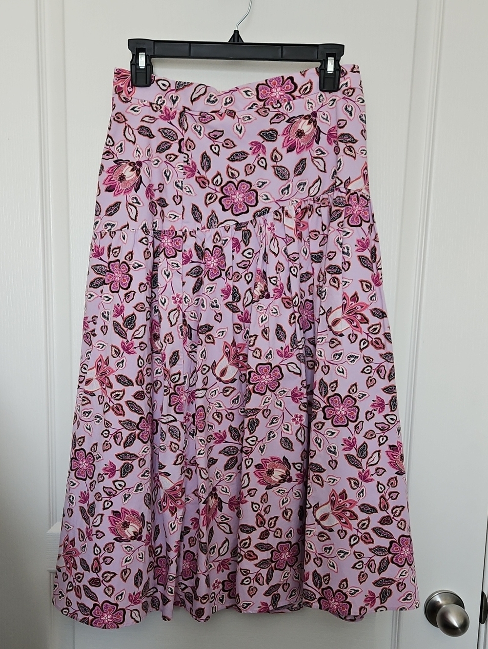 Ann Taylor Pink Floral Skirt, 2